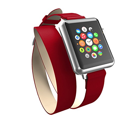 Incipio Apple Watch 42mm Reese Double Wrap Watchband - Red