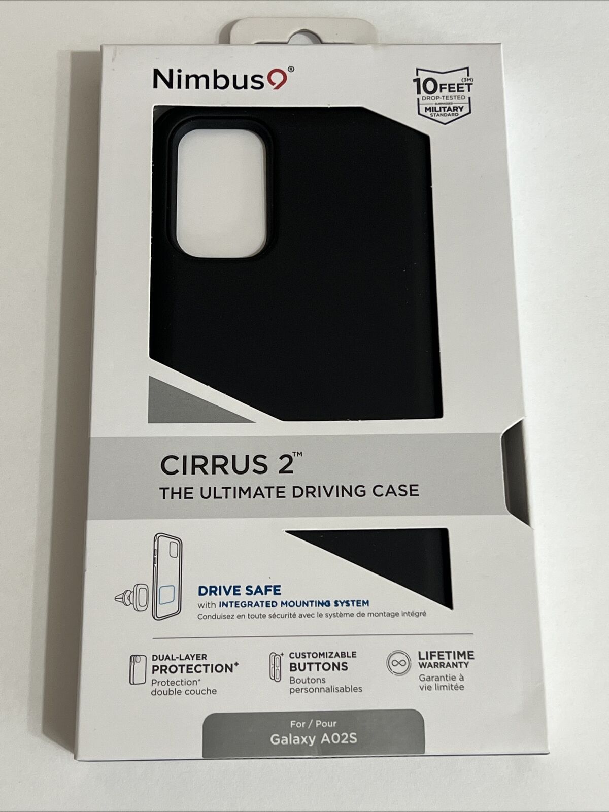Nimbus9 Cirrus 2 Galaxy A02s Case - Black
