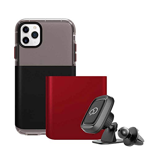 Nimbus9 Ghost 2 Pro Series Case For Iphone 11 Pro Max / Xs Max - Clear/Black/Red
