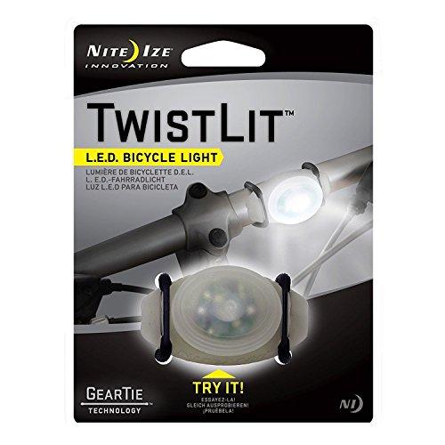 Nite Ize Twistlit Led Bike Light White Bicycle Headlight Glow & Flash