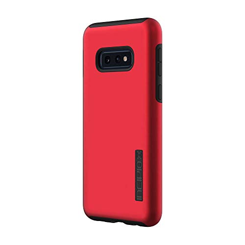 Incipio Dualpro Dual-Layer Case For Samsung Galaxy S10e With Hybrid Shock-Absorbing Drop-Protection - Iridescent Red/Black