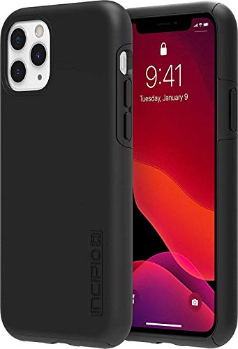Incipio Dualpro Dual Layer Case For Apple Iphone 11 Pro Max With Flexible Shock-Absorbing Drop-Protection - Black