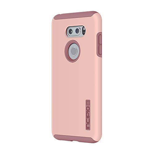 Incipio Lg V30/V30 Plus Dualpro Case - Iridescent Rose Gold And Pink