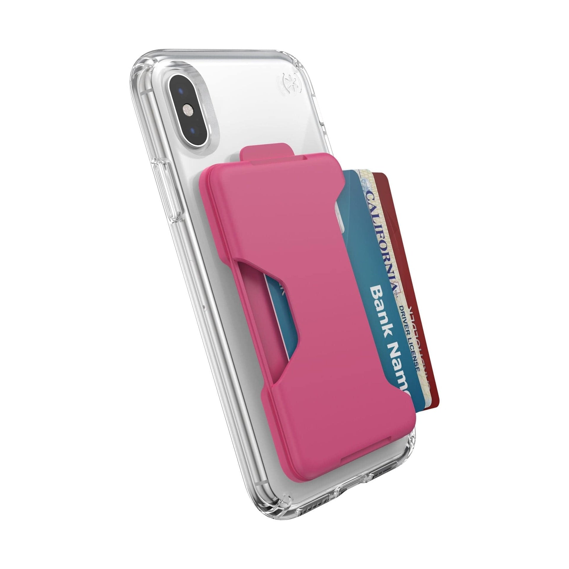 Speck Products Universal Phone Case Lootlock Stick-On Wallet, Guava Pink