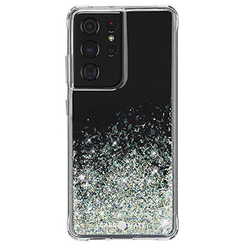 Case-Mate - Twinkle Ombre - Case For Samsung Galaxy S21 Ultra 5g - Glitter Foil Elements - 10 Ft Drop Protection - 6.8 Inch - Stardust