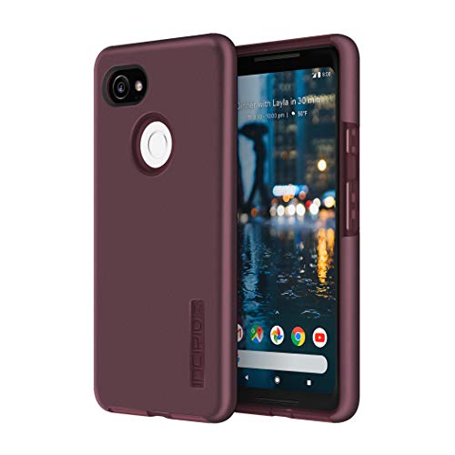 Incipio Dualpro Google Pixel 2 Xl Case With Shock-Absorbing Inner Core & Protective Outer Shell For Google Pixel 2 Xl - Merlot