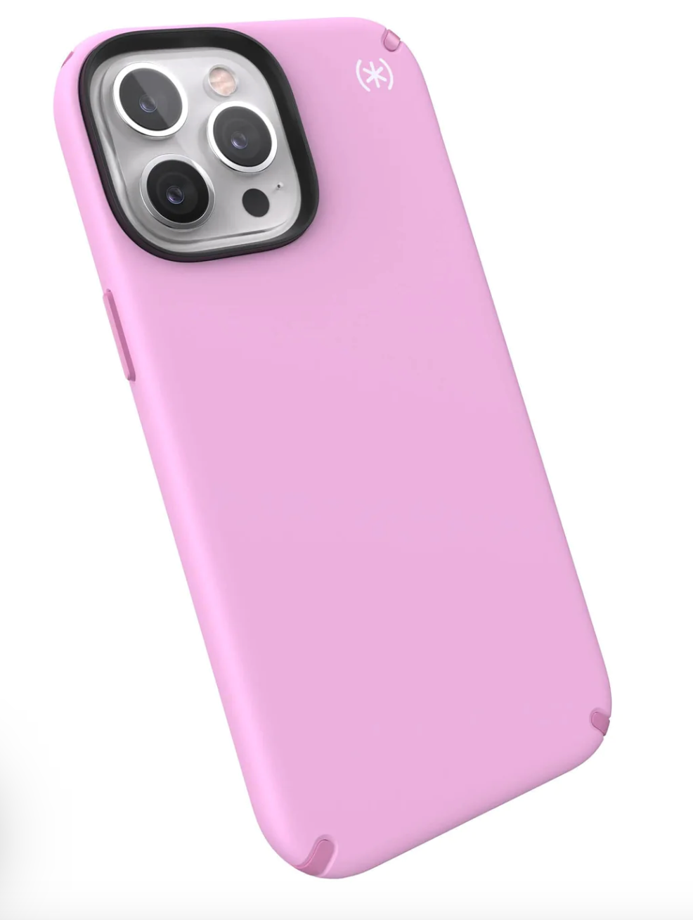 Speck Presidio2 Pro Case For Apple Iphone 13 Pro Max/12 Pro Max - Aurora Purple, Fresh Pink And White