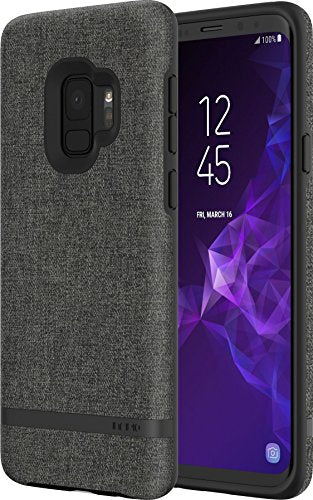 Incipio Carnaby Samsung Galaxy S9 Case [Esquire Series] With Co-Molded Design And Ultra-Soft Cotton Finish For Samsung Galaxy S9 (2018) - Gray