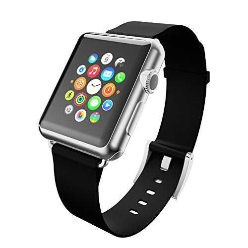 Incipio Apple Watch 38mm Premium Leather Watchband - Ebony