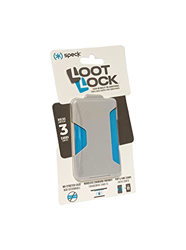 Speck Products Universal Phone Case Lootlock Stick-On Wallet, Dolphin Grey