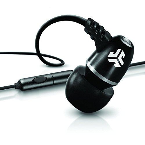 Jlab J5m-Blkblu-Foil Audio J5m Metal Earbuds Style Headphones W/ Mic Black/Blue