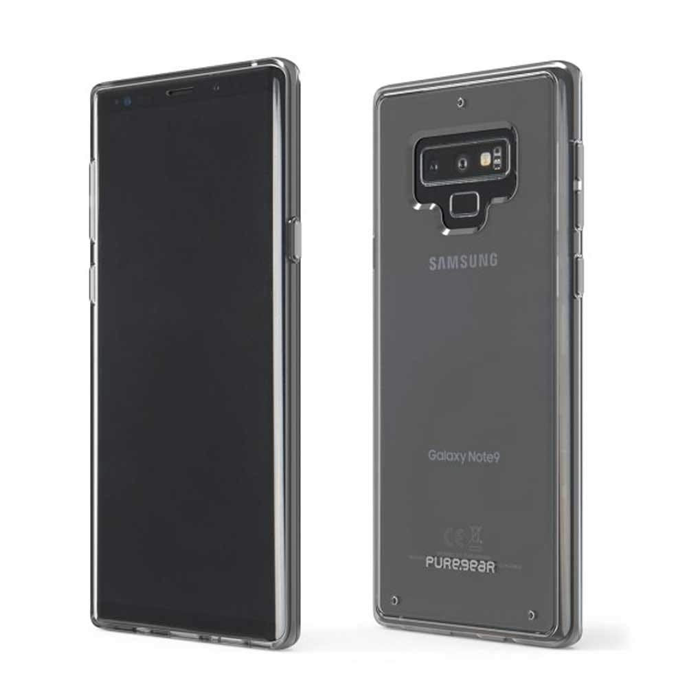 [818719024909] Puregear Slim Shell Case For Samsung Galaxy Note 9, Ultra-Thin And Sleek, Flexible And Durable, Protective Snap-On Case, Functional Metal Buttons (Clear)