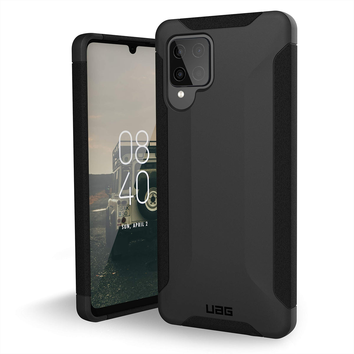 [810070360108] Urban Armor Gear Uag Designed For Samsung Galaxy A42 5g (Sm-A426) Case Scout Rugged Sleek Shockproof Lightweight Military Drop Tested Protective Cover, Black