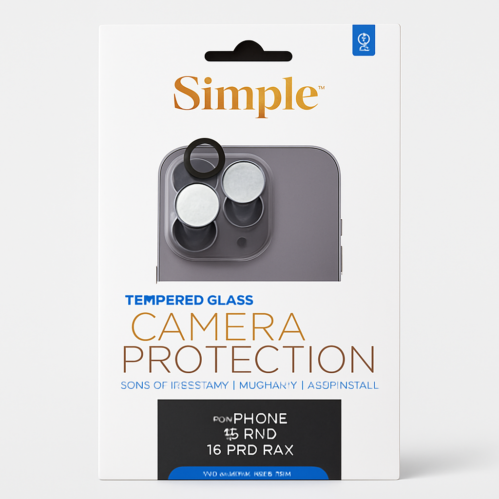 [810135814836] Simple Camera Protection For Iphone 16pro And 16pro Max (Only)