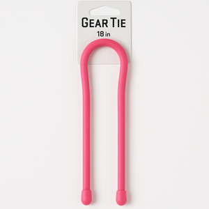 Nite Ize Gear Ties Reusable Cable Ties Neon Pink 18 Inch 2 Pack