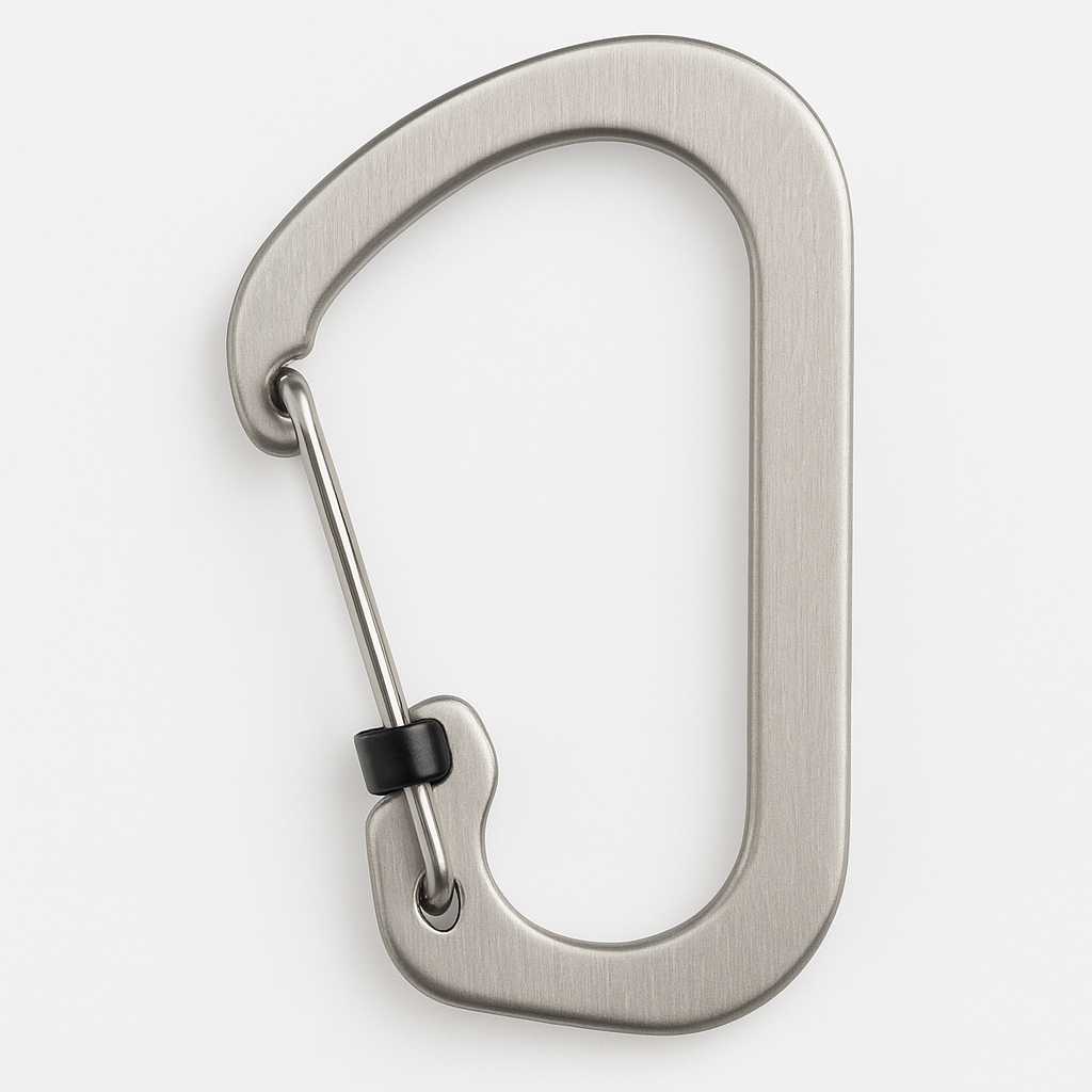 Nite Ize Size 3 Slidelock Locking Carabiner Stainless Steel Keychain
