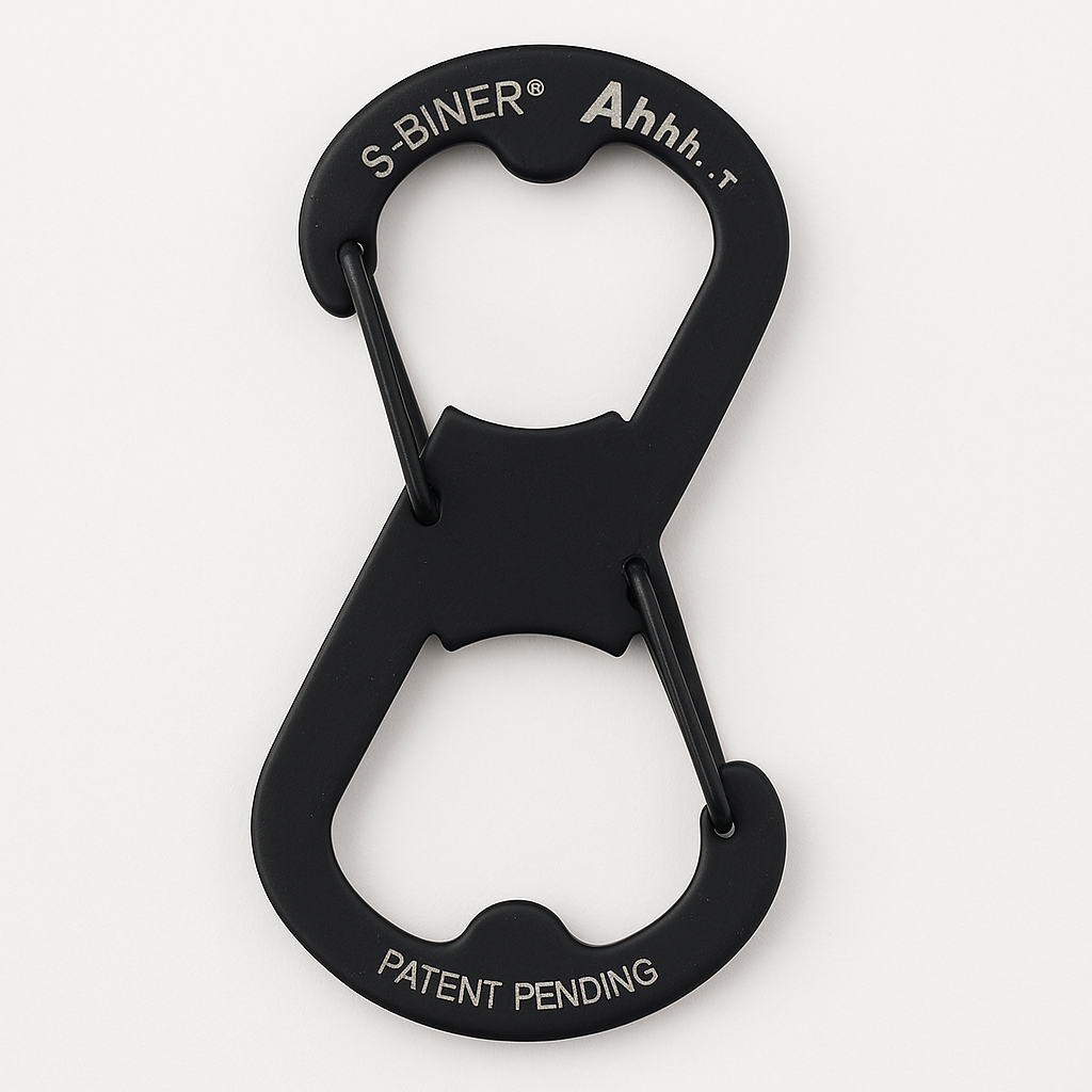 Nite Ize Ahhh Dual Carabiner Bottle Opener Multi Tool Black