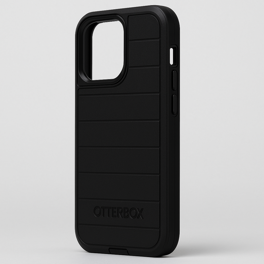 OtterBox Defender Hard Shell Case For Apple iPhone 15 Pro Max Black Cover