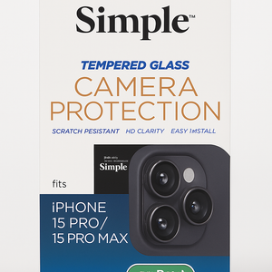 [810135810517] Simple Tempered Glass Camera Protection – Iphone 15 Pro / 15 Pro Max