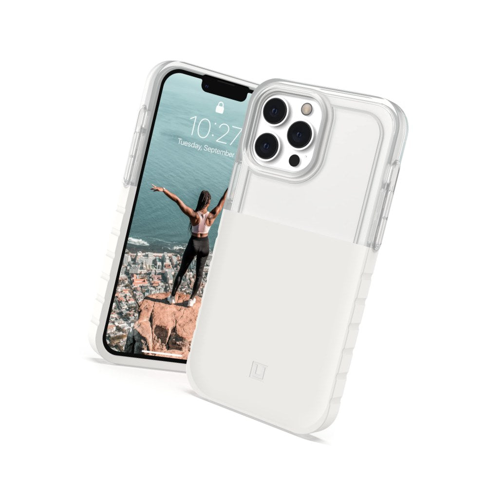 [810070365783] [U] By Uag Designed For Iphone 13 Pro Max Case White Marshmallow Dip Slim Lightweight Stylish Trendy Translucent Shock Absorbing Pc Tpu Modern Protective Phone Cover, [6.7 Inch Screen]