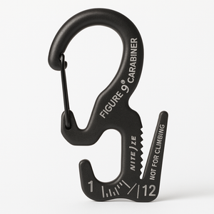 Nite Ize Figure 9 Carabiner Small Black Gate Single Pack