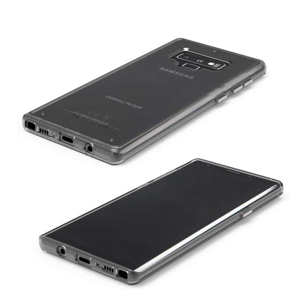 [818719024909] Puregear Slim Shell Case For Samsung Galaxy Note 9, Ultra-Thin And Sleek, Flexible And Durable, Protective Snap-On Case, Functional Metal Buttons (Clear)