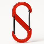 NiteIz Plastic S Biner Clip Size Number 4 Translucent Orange Outdoor