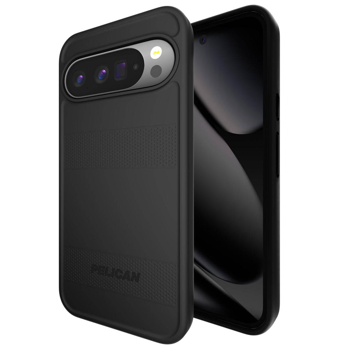 Pelican Protector Google Pixel 10 Pro Xl Case, Rugged Magnetic Phone Case With 16ft Military-Grade Drop Protection - Heavy Duty Phone Cover With Magnets - Black - 840171749892