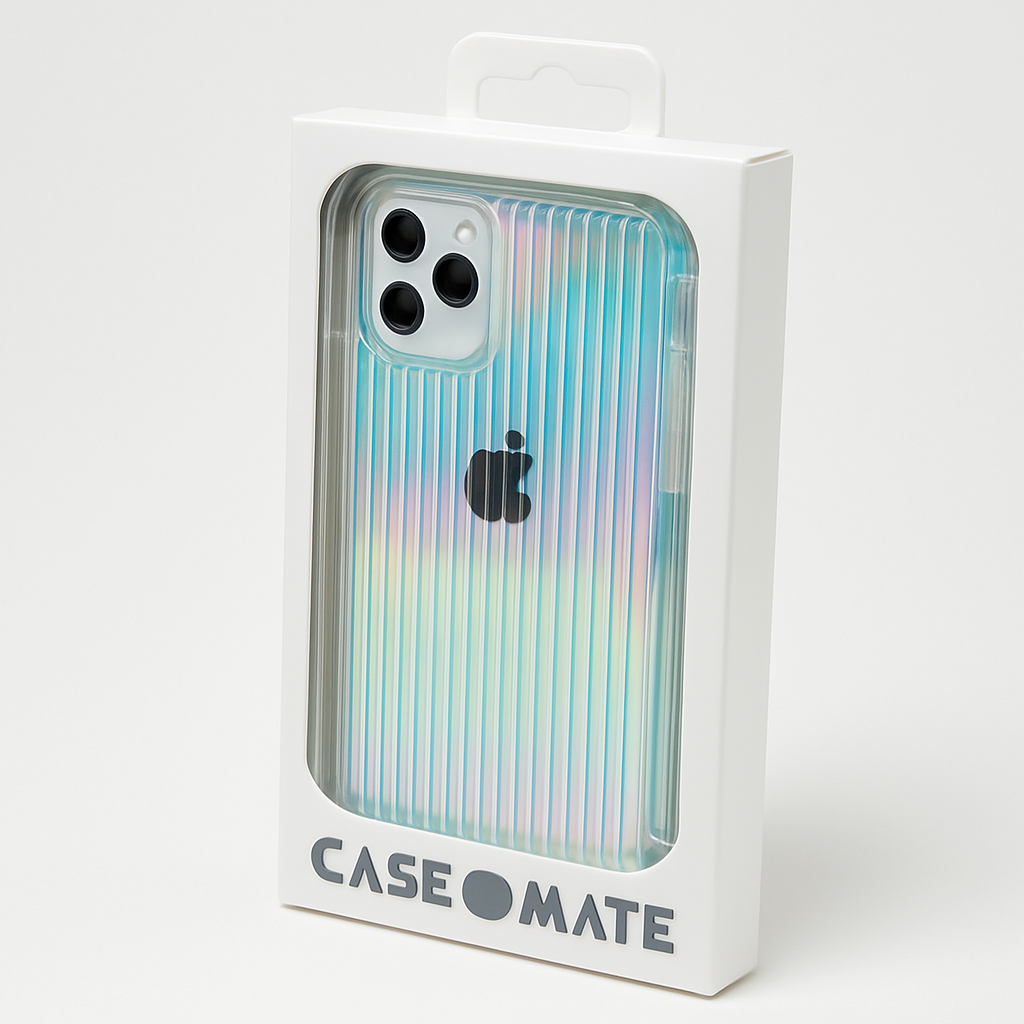 Case-Mate iPhone 11 Pro Max Tough Groove Iridescent Shockproof Case