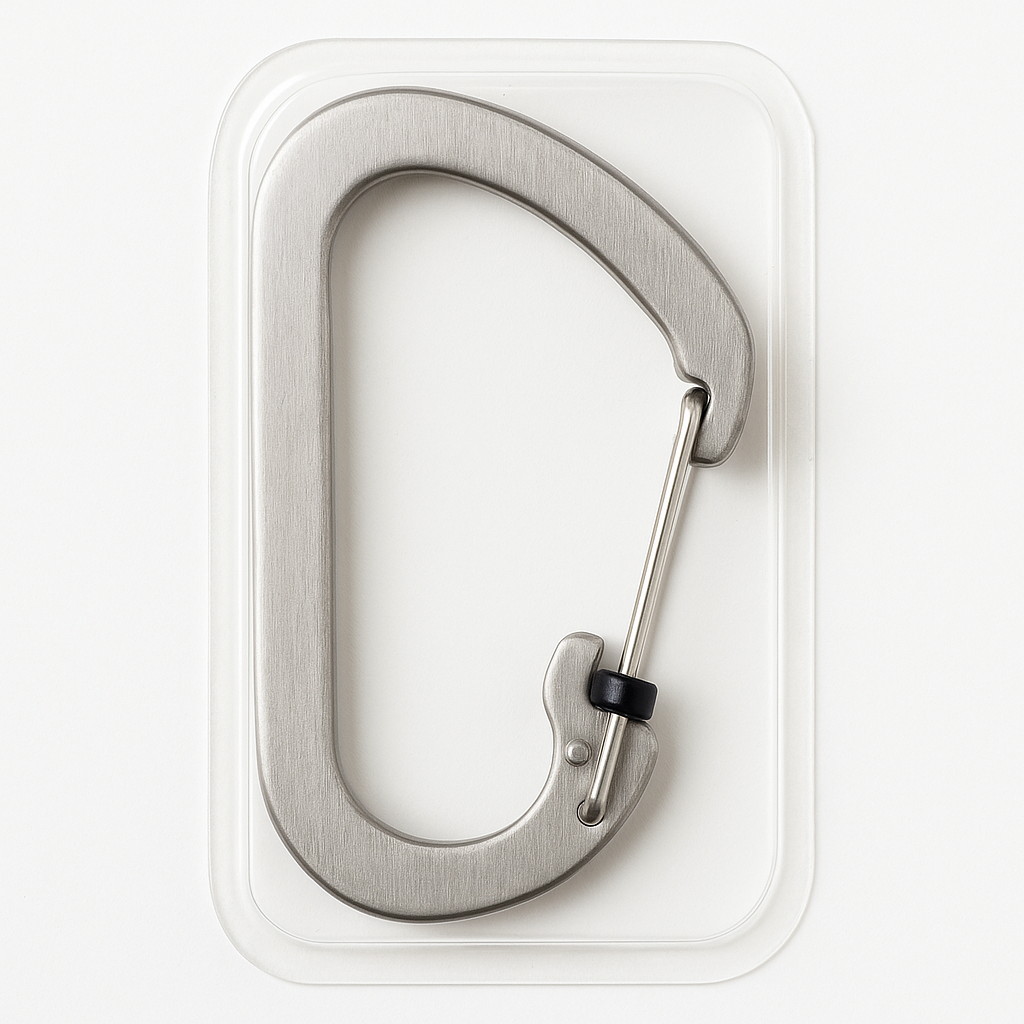 Nite Ize SlideLock Carabiner Size 4 Stainless Steel Outdoor