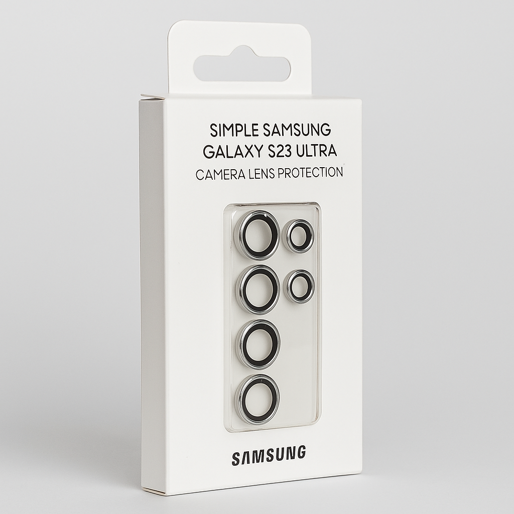 [810135810531] Simple Samsung Galaxy S23 Ultra Camera Lens Protection