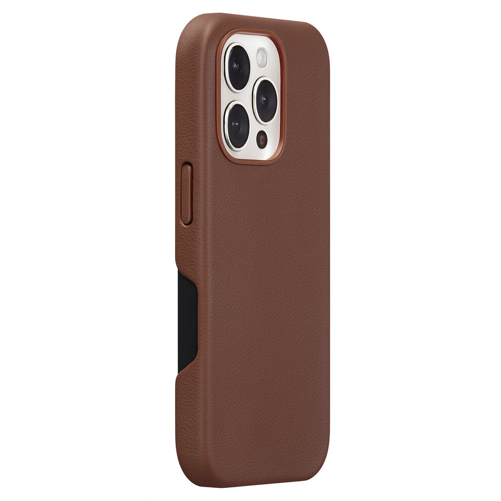 OtterBox Symmetry Cactus Leather MagSafe Case For IPhone 16 Pro Rich Adobe