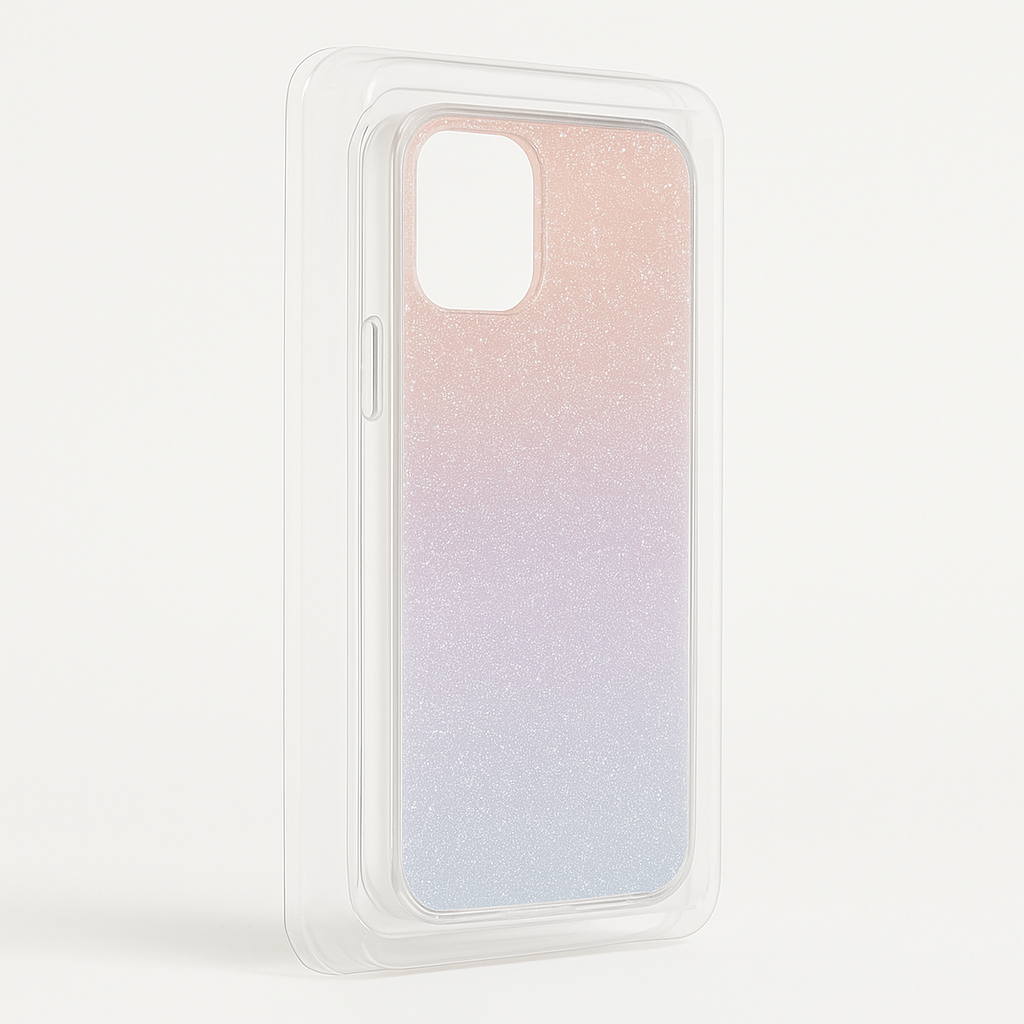 Kate Spade iPhone 12 Pro Max Hardshell Case Glitter Ombre Pink Blue