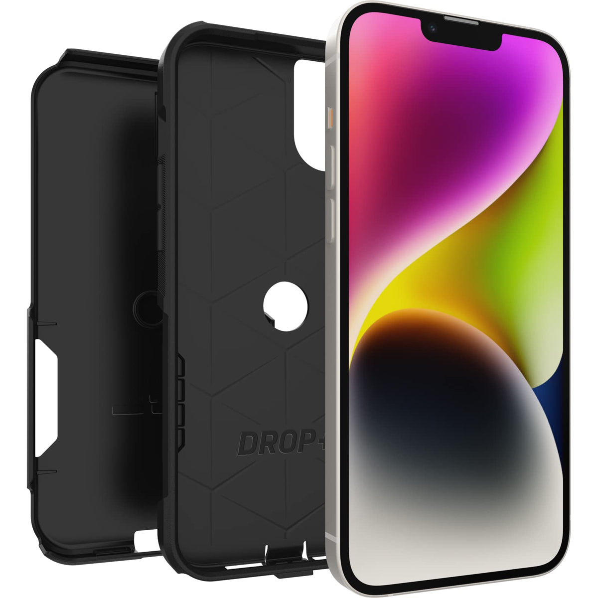 OtterBox Commuter Series Case for iPhone 14 Plus Black Slim Protective Cover