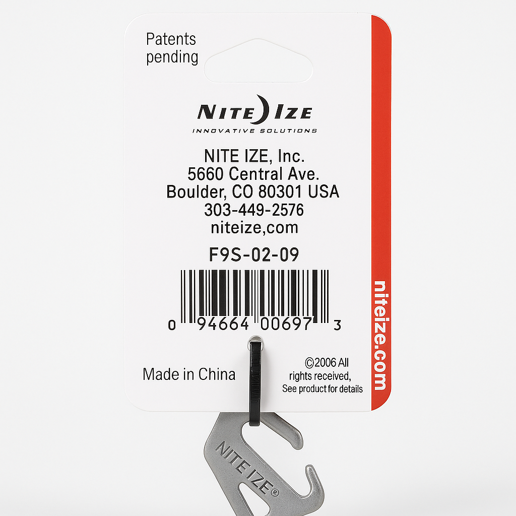 Nite Ize Figure 9 Rope Tightener Small Aluminum Cordage Accessory