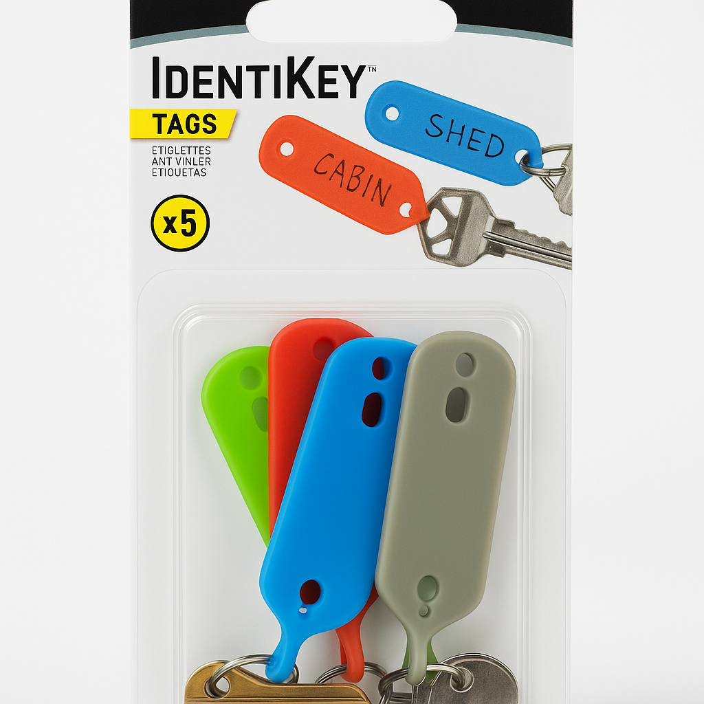 Nite Ize IdentiKey Plastic Assorted Key Identifier ID Tag Holder