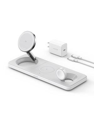 Anker Qi2 15W Foldable 3 In 1 Wireless Charger IPhone 16 15 Apple Watch MagSafe