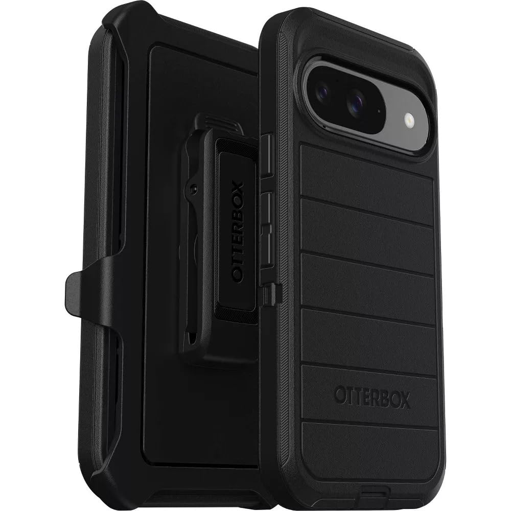 OtterBox Defender Pro Series Case For Google Pixel 9 And Pixel 9 Pro Black