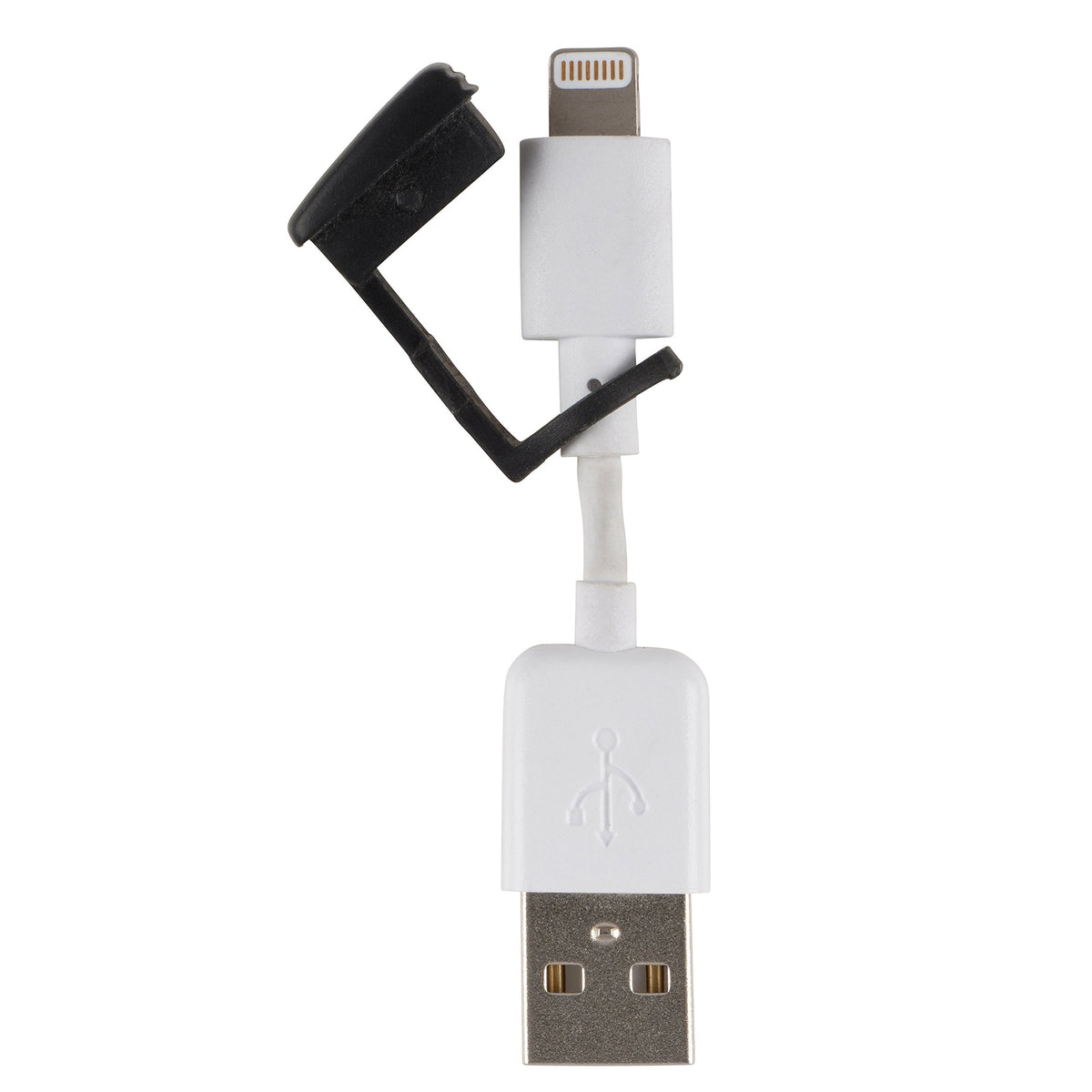 Nite Ize Portable Lightning Cable 3 Inch Keychain Case Charger Cord Black