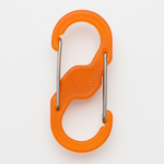 Nite Ize S Biner Microlock Polycarbonate Carabiner 2 Pack Orange