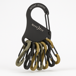 Nite Ize KeyRack S Biner Black Camo Durable Aluminum Key Organizer