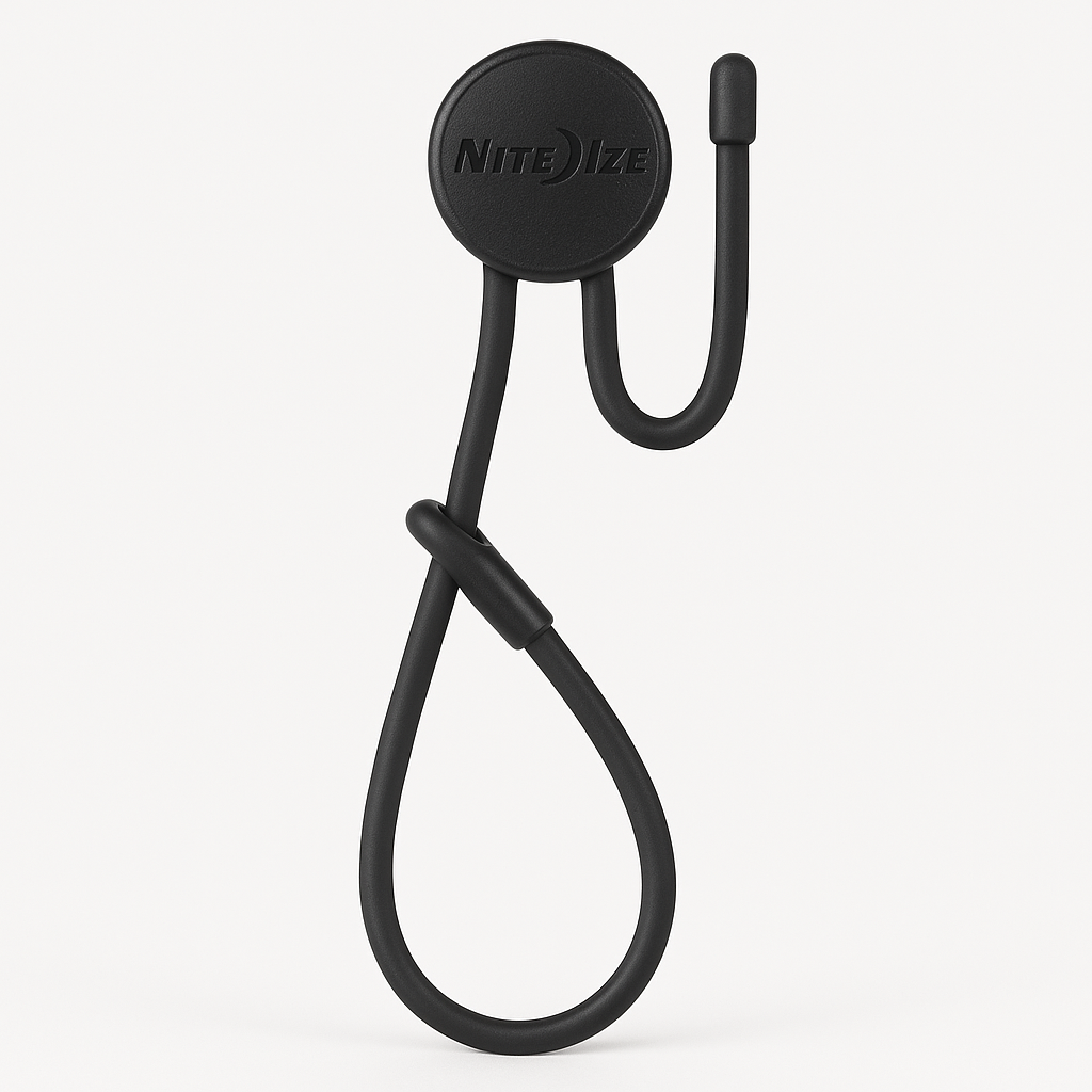 Nite Ize 12 Inch Black Gear Tie Dockable Mountable
