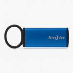 Nite Ize PowerKey Short Smartphone Charging Cable With Keychain Blue