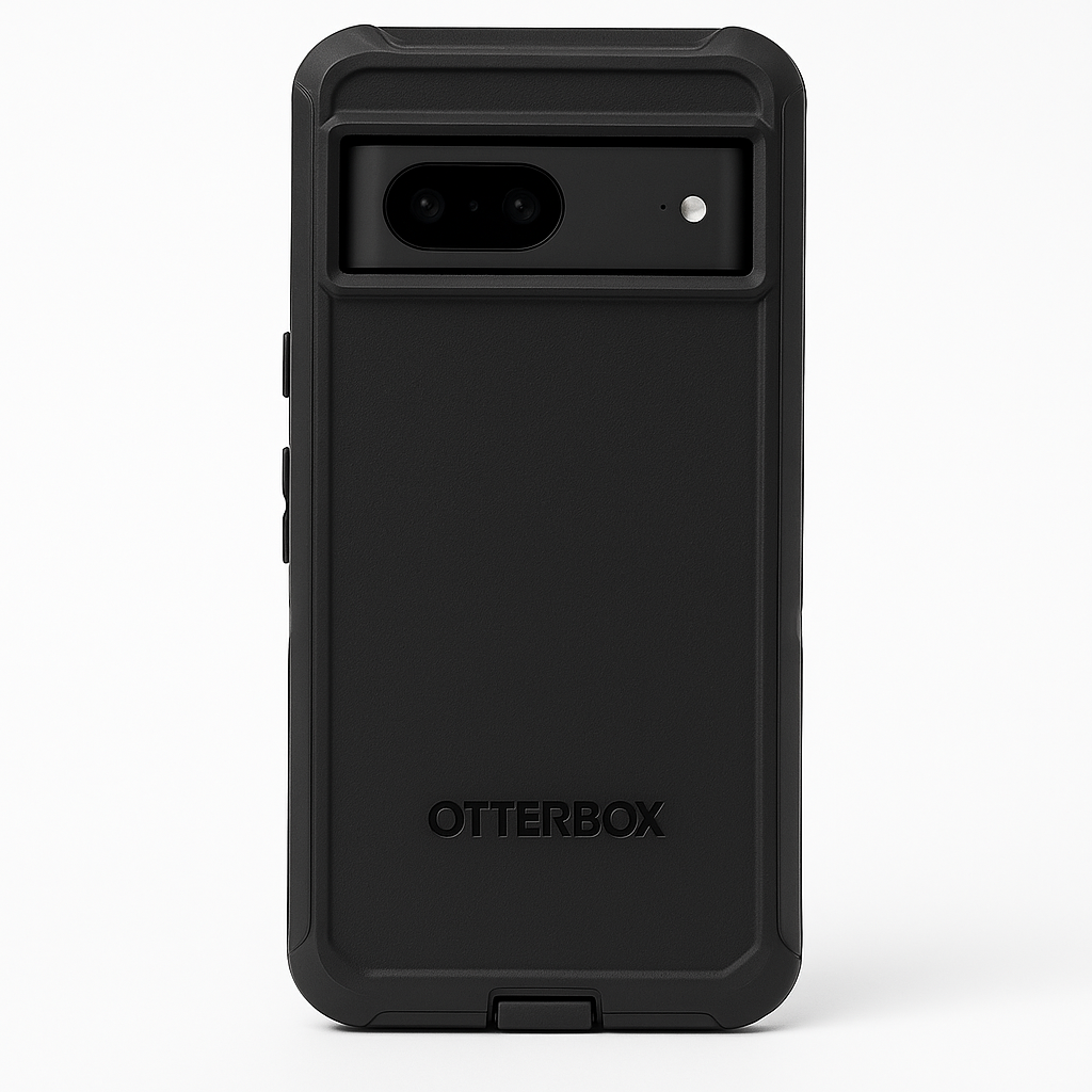 Otterbox Google Pixel 7 Defender Case Black With Holster Clip And Kickstand