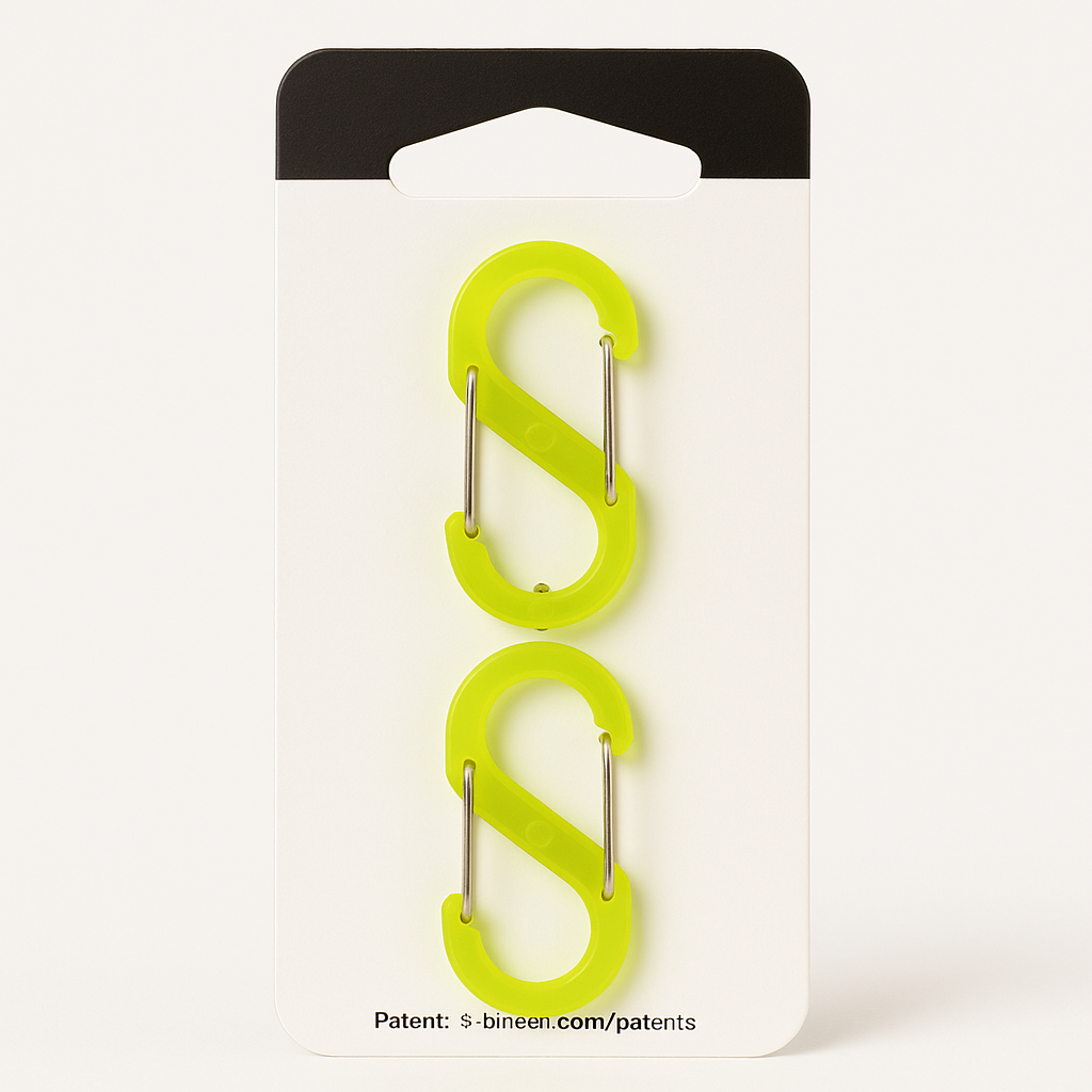 Nite Ize S Biner Polycarbonate Microlock Carabiner 2 Pack Lime Green