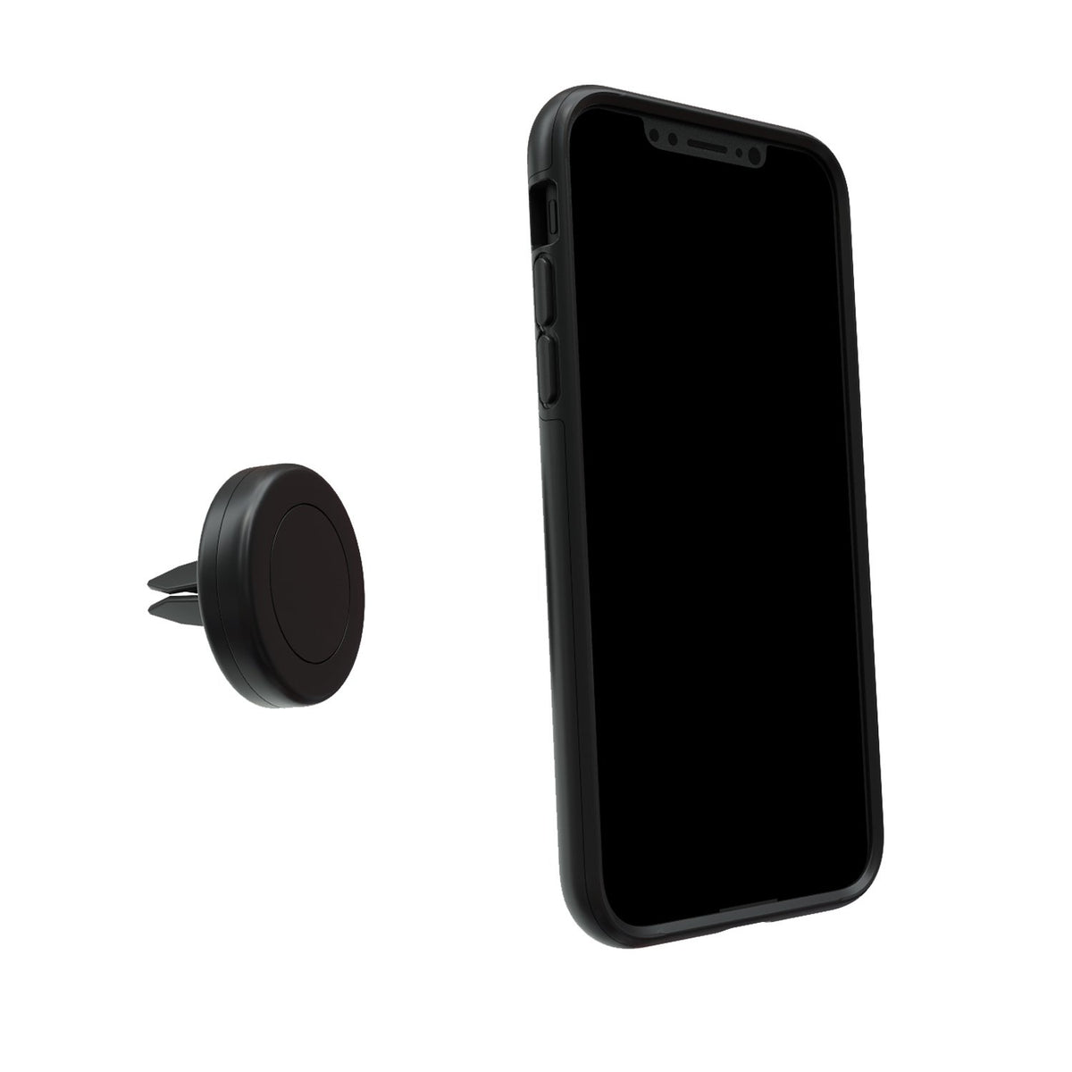 [819771021851] Skech Slim Shockproof Anti-Slip Vortex Hybrid Case For Apple Iphone Xs Max - Black
