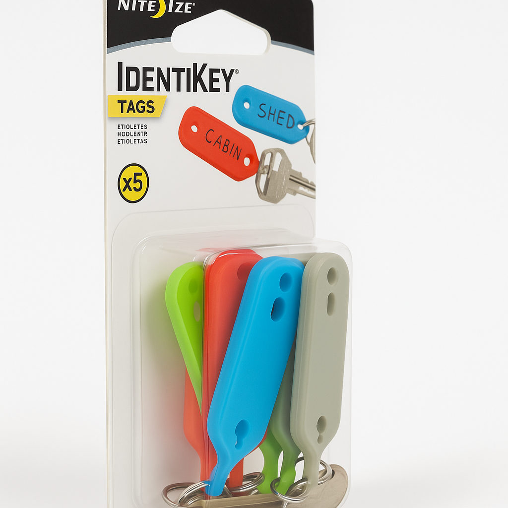 Nite Ize IdentiKey Plastic Assorted Key Identifier ID Tag Holder