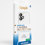 [810135814829] Simple Tempered Glass Camera Lens Protector For Iphone 16 / 16 Plus