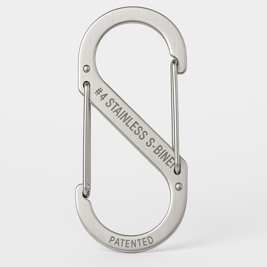 Nite Ize Size 4 S Biner Stainless Steel Dual Loop Carabiner For Camping
