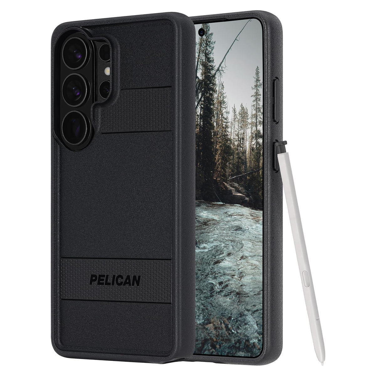 [840171762471] Pelican Protector Samsung Galaxy S26 Ultra Case [Magnetic And Wireless Charging] Rugged Phone Cover With 16ft Military-Grade Drop Protection - Heavy Duty Case For Samsung Galaxy S26 Ultra 6.9" - Black
